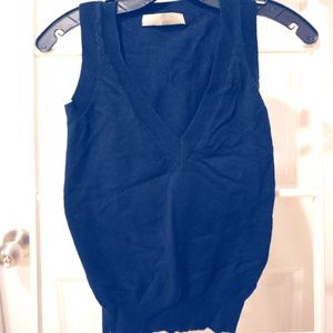 Zara Navy Blue Vest